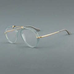 Laver Retro Aviator Acetate Glasses Frame
