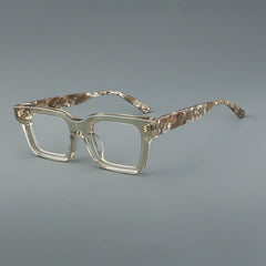 William Retro Rectangle Acetate Glasses Frame