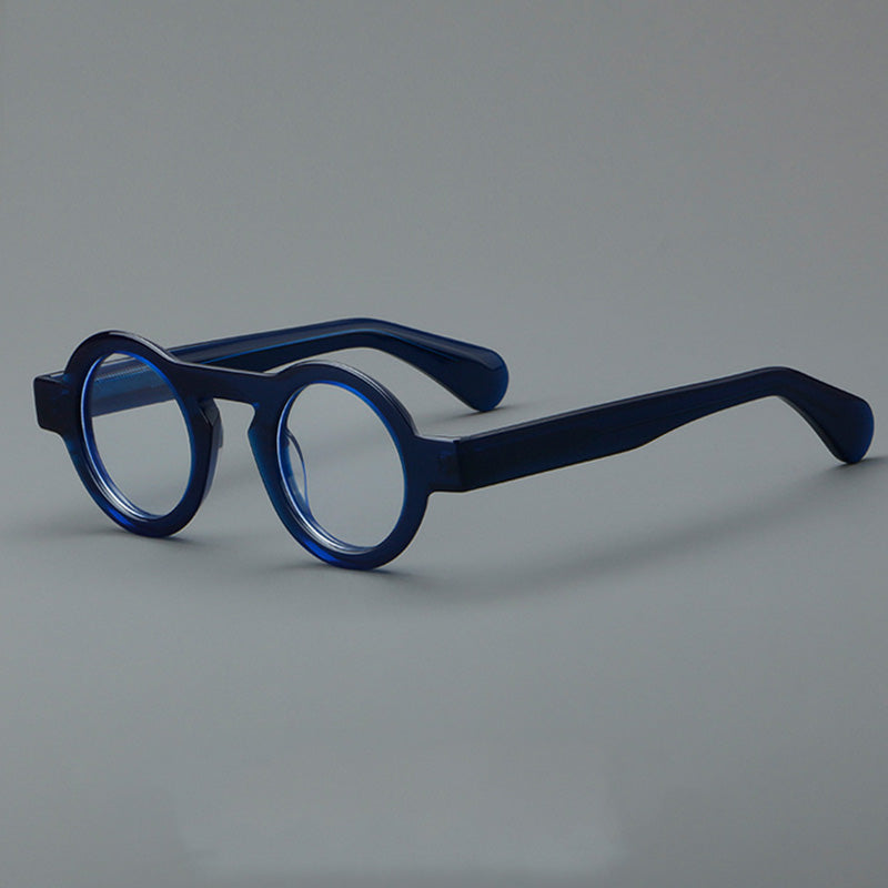 Campos Acetate Round Retro  Glasses Frame