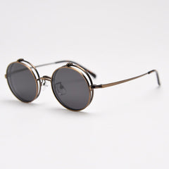 Aston Alloy Retro Round Glasses Frame