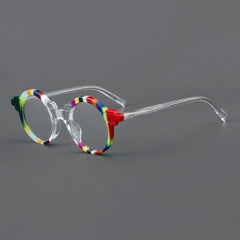Talon Acetate Round Eyeglasses Frames