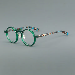 Van Retro Round Acetate Glasses Frame