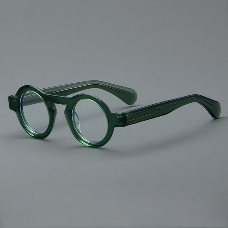 Campos Retro Acetate Round  Glasses Frame