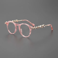 Opal Vintage Rhinesotne Cat Eye Glasses Frame