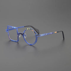 Peach Retro Titanium Glasses Frame
