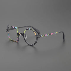 Peach Retro Titanium Glasses Frame