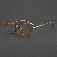 Alcaraz Vintage Oval Acetate Glasses Frame