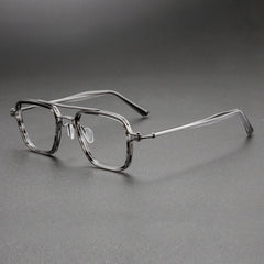 Majeed Retro Aviator Acetate Glasses Frame