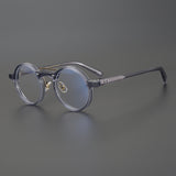 Van Vintage Round Acetate Optical Glasses Frame
