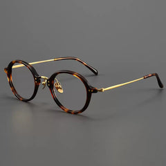 Crunch Vintage Acetate Titanium Glasses Frame