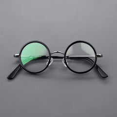 Boney Round Titanium Eyeglasses Frame