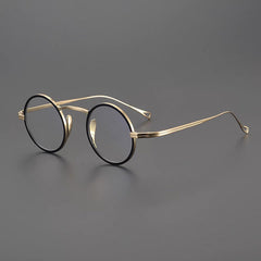 Chap Vintage Round Titanium Eyeglasses Frame