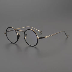 Chap Vintage Round Titanium Eyeglasses Frame