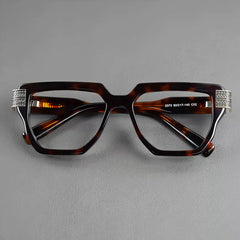 Case Vintage Acetate Glasses Frame