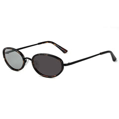 Mbappe Oval Retro Alloy Sunglasses