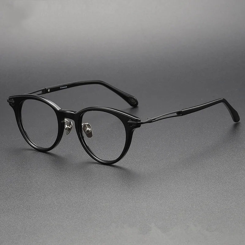 Lebar Titanium Round Glasses Frame