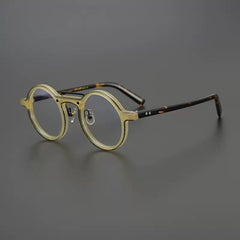 Van Vintage Round Acetate Optical Glasses Frame