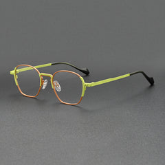 Cary Retro Titanium Eyeglasses Frame
