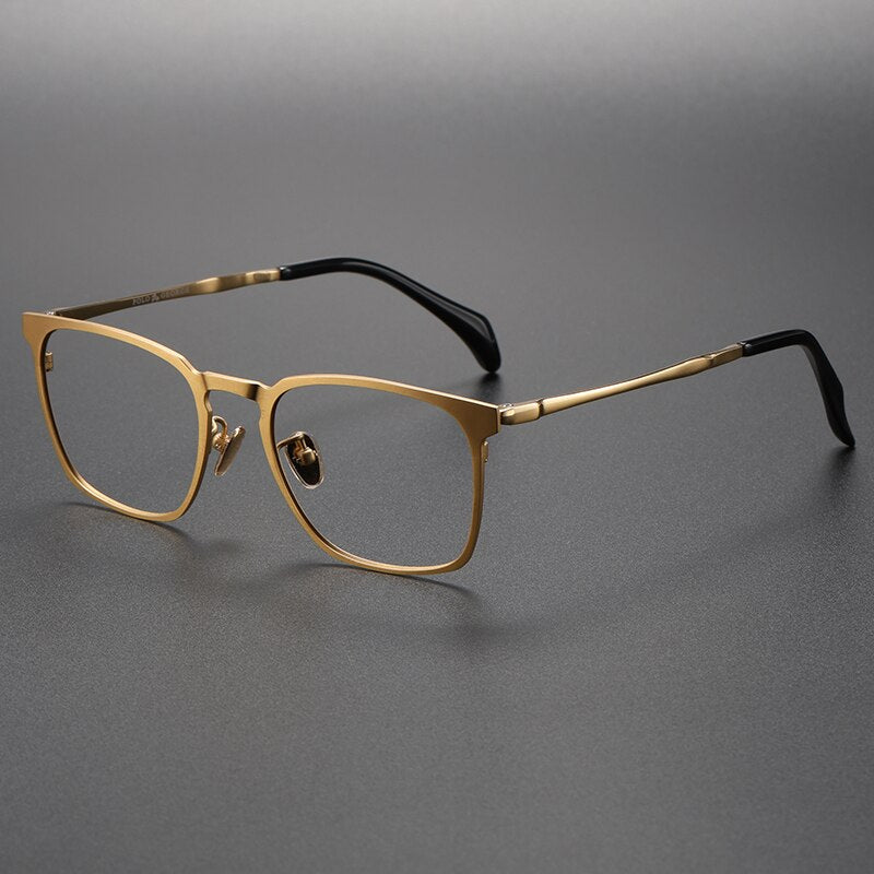 Mashup Titanium Rectangle Glasses Frame