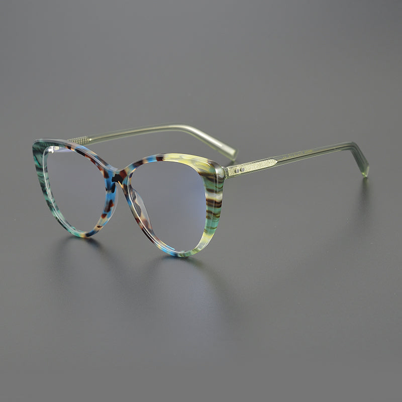 Steam Acetate Cat Eye Glasses Frame
