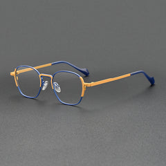 Cary Retro Titanium Eyeglasses Frame
