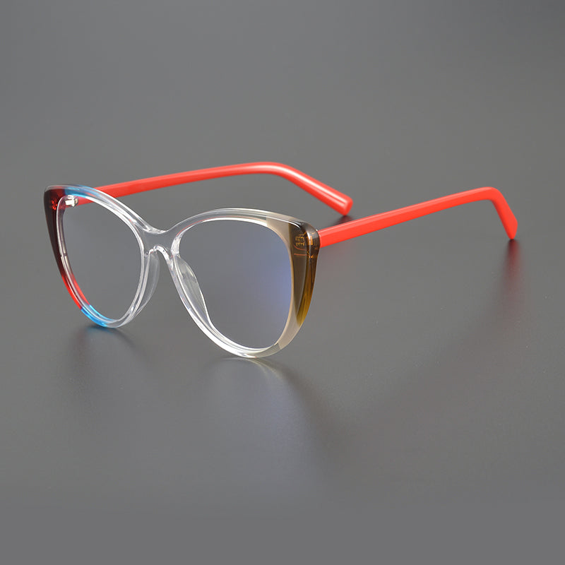 Steam Acetate Cat Eye Glasses Frame