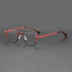 Cary Retro Titanium Eyeglasses Frame