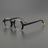 Sinjin Round Acetate Personalized Eyeglasses Frames