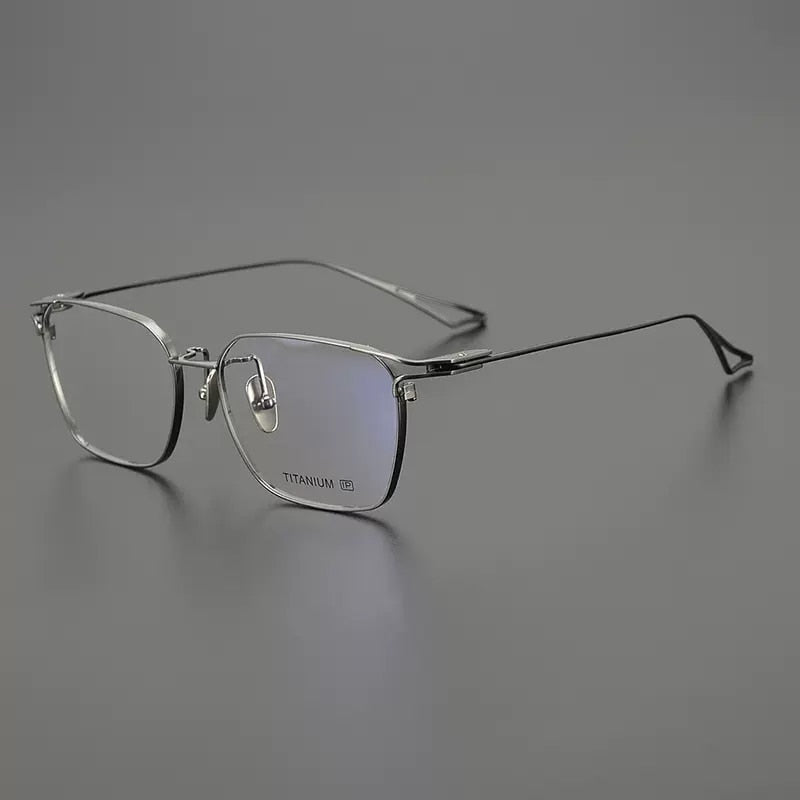 Ebrar Ultra Light Titanium Rectangle Glasses Frame