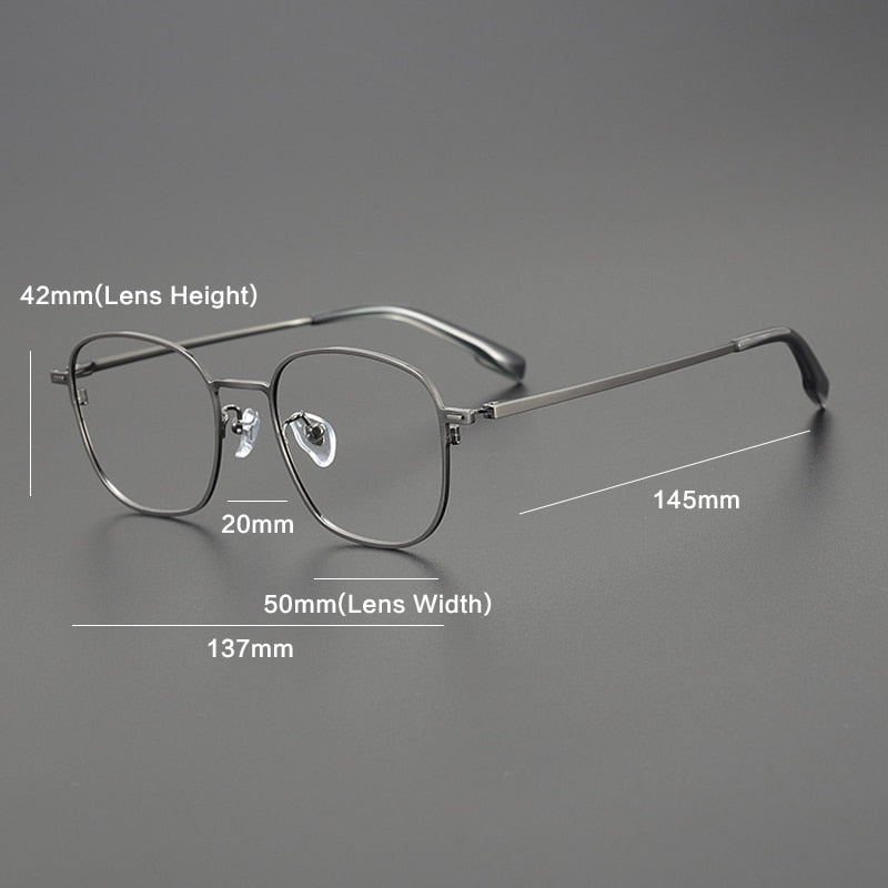 Mastin Ultra Light Vintage Titanium Glasses Frame