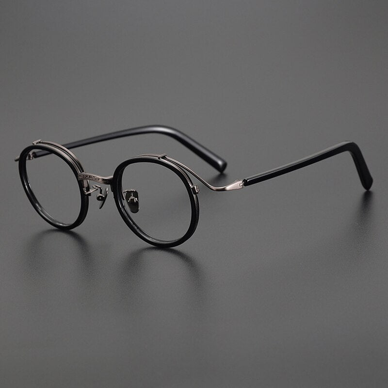 Hank Vintage Acetate Round Glasses Frame – Fomolooo