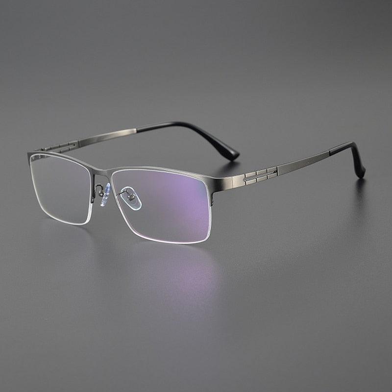 Egle Titanium Rectangle Glasses Frame