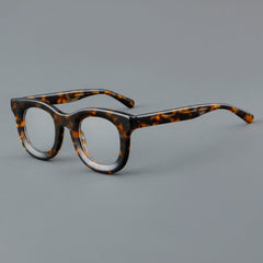 Alison Retro Acetate Glasses Frame Round Frames Southood Leoaprd 