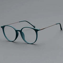 Aria Vintage TR90 Round Eyeglasses Round Frames Southood Green 