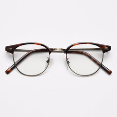 Christian Vintage Browline Eyeglasses Frame Browline Frames Southood Leopard 