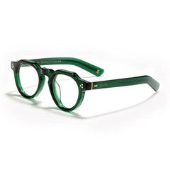 Dean Vintage Acetate Eyeglasses Frame Round Frames Southood Green 
