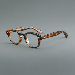Fed Acetate Vintage Glasses Frame Rectangle Frames Southood Leopard 