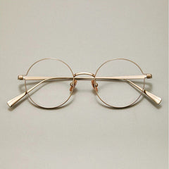 Mel Round Titanium Eyeglasses Frame