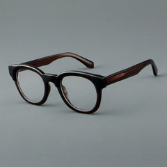 Jedi Vintage Acetate Glasses Frames Round Frames Southood Brown 