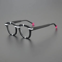 Millen Retro Rectangle Glasses Frame Rectangle Frames Southood Matte Black 