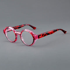 Molly Acetate Glasses Frame Round Frames Southood Red 