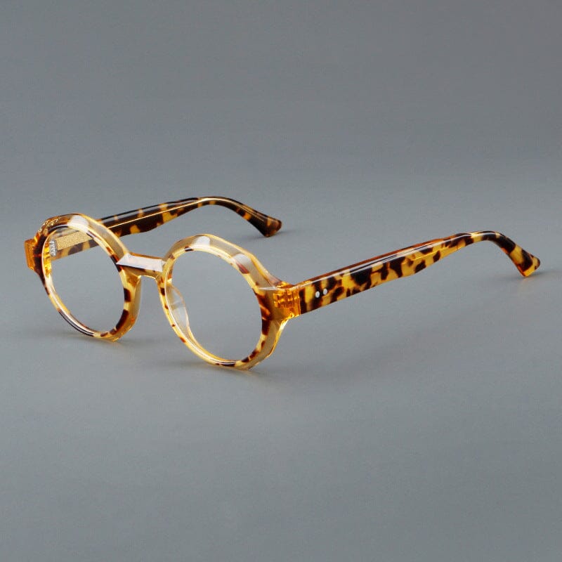 Molly Acetate Glasses Frame Round Frames Southood Yellow 