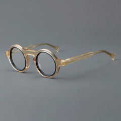 Pluto Acetate Round Retro Glasses Frame Round Frames Southood Yellow 