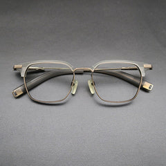 Reve Vintage Acetate Square Glasses Frame Rectangle Frames Southood Gray Bronze 