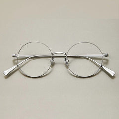 Mel Round Titanium Eyeglasses Frame