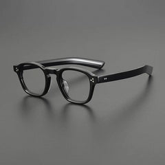 Toft Vintage Acetate Eyeglasses Frame Rectangle Frames Southood A-Black 
