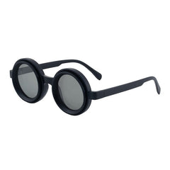 Zev Retro Round ND Dimming Sunglasses Sunglasses Southood Matte Black 