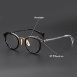 Wren Titanium Retro Hand Made Glasses Frame
