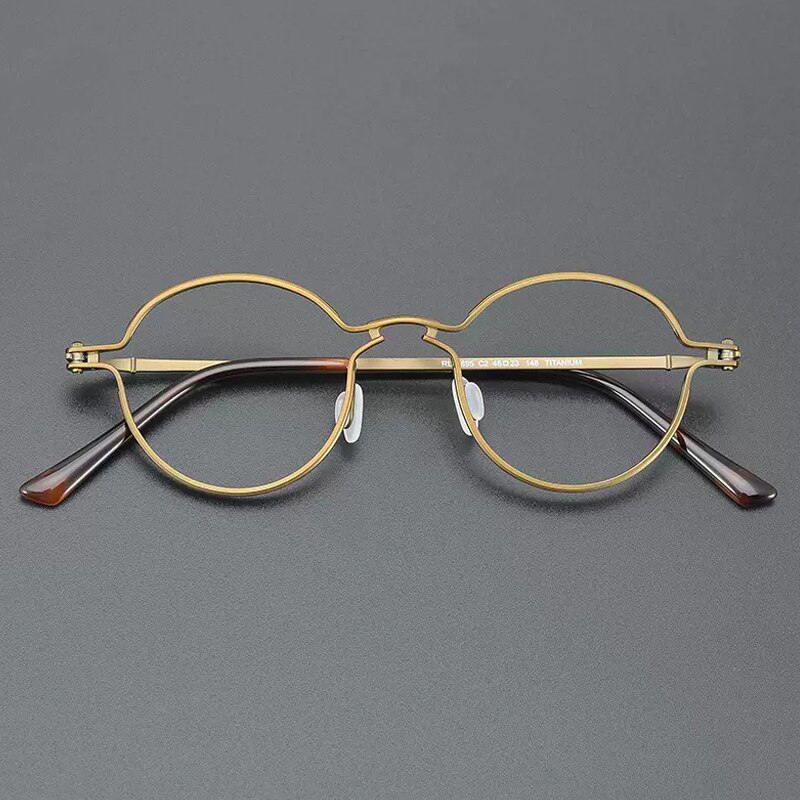 Marvel Vintage Round Titanium Glasses Frame