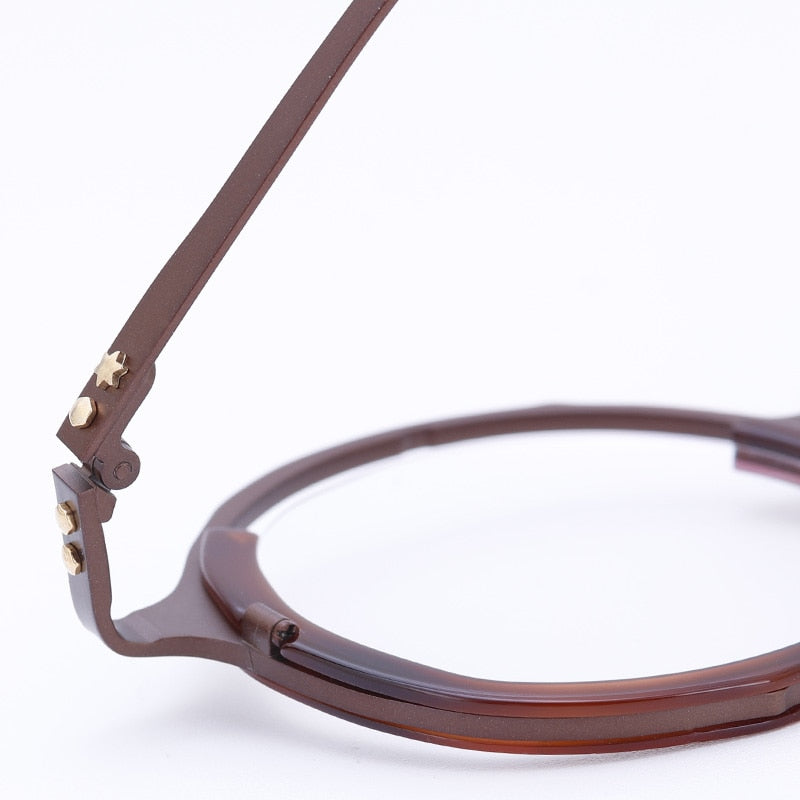 Gaiety  Titanium Retro Hand Made Glasses Frame